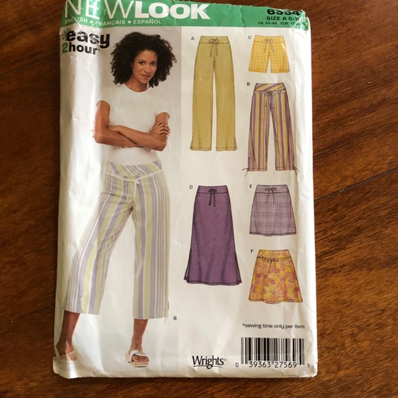 2 Sewing Patterns  casual pants and skirts. - Picture 2 of 7